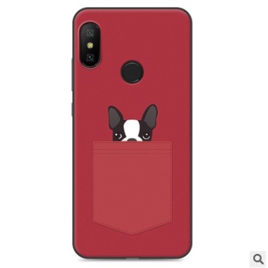 Ốp lưng xiaomi redmi 6 pro / XIaomi A2 Lite caosu in hình 3d đẹp mắt