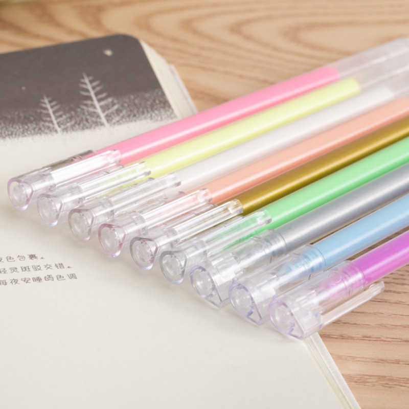 1 Bút Gel Đánh Dấu Màu Sắc Pastel Xinh Xắn Có Sức Chứa Lớn Tiện Dụng Cho Học Sinh/ Văn Phòng/ Trường Học