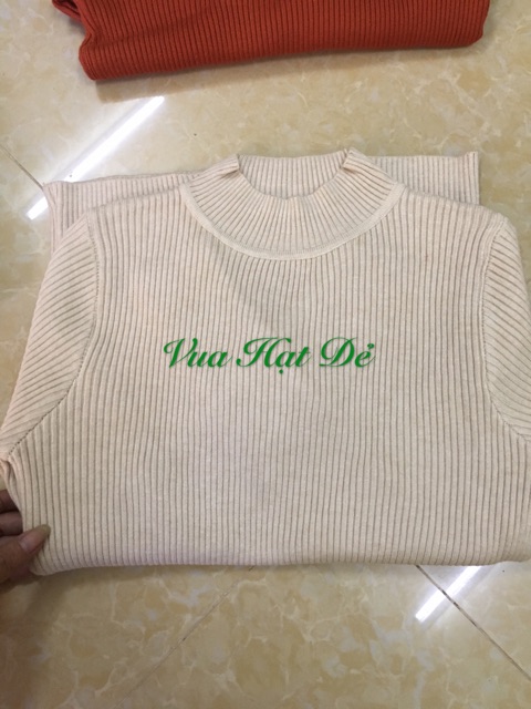 Áo len nữ loại đẹp giá sỉ cổ 3 phân, cổ ngắn , len gân  nhiều màu ( có video tự quay 100%  của shop vua hạt dẻ) | BigBuy360 - bigbuy360.vn