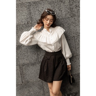 OLV - Quần Black Simple Pleated Short