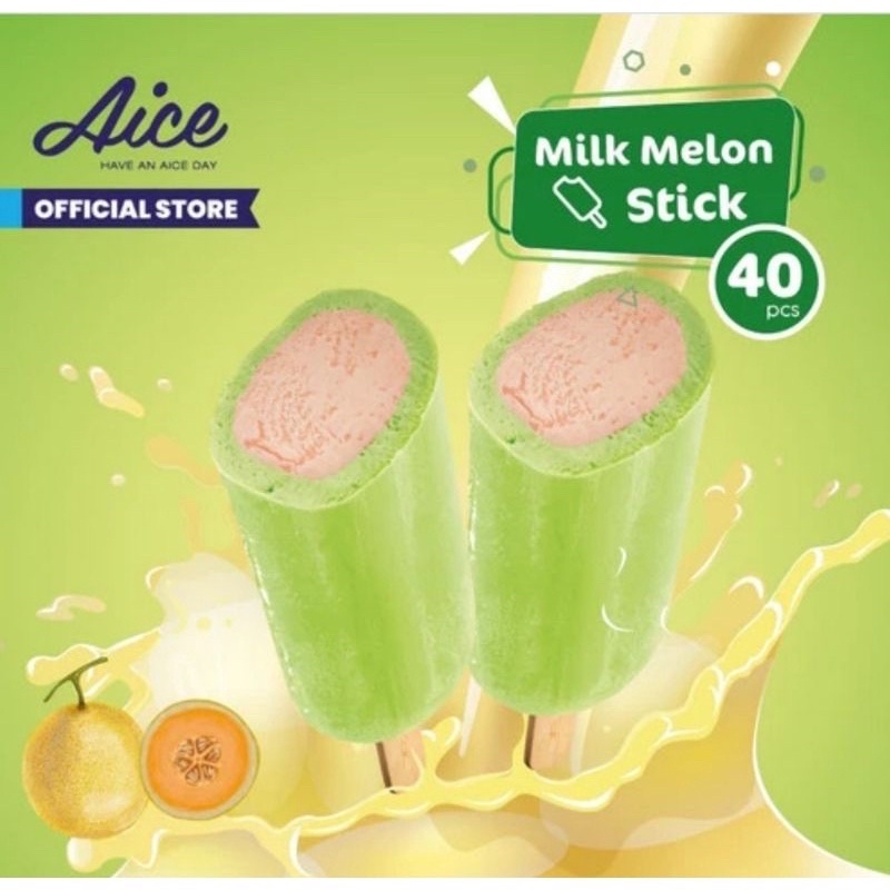 [Hoả Tốc Hà Nội] Kem Aice Dưa Lưới - Nhập Khẩu 100%