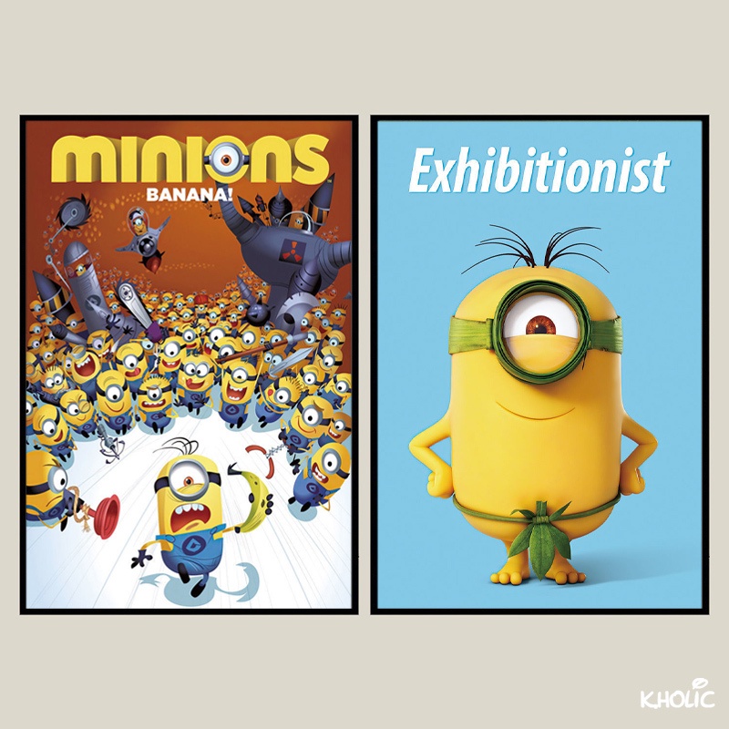 Minions, trò chơi ghép hình bằng gỗ, 300/520/1000 miếng xếp hình anime, đồ chơi phát triển
