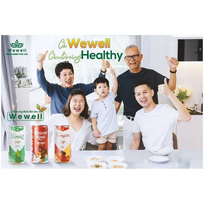 Nước TPBVSK Wewell Kool 200ml x 24 lon
