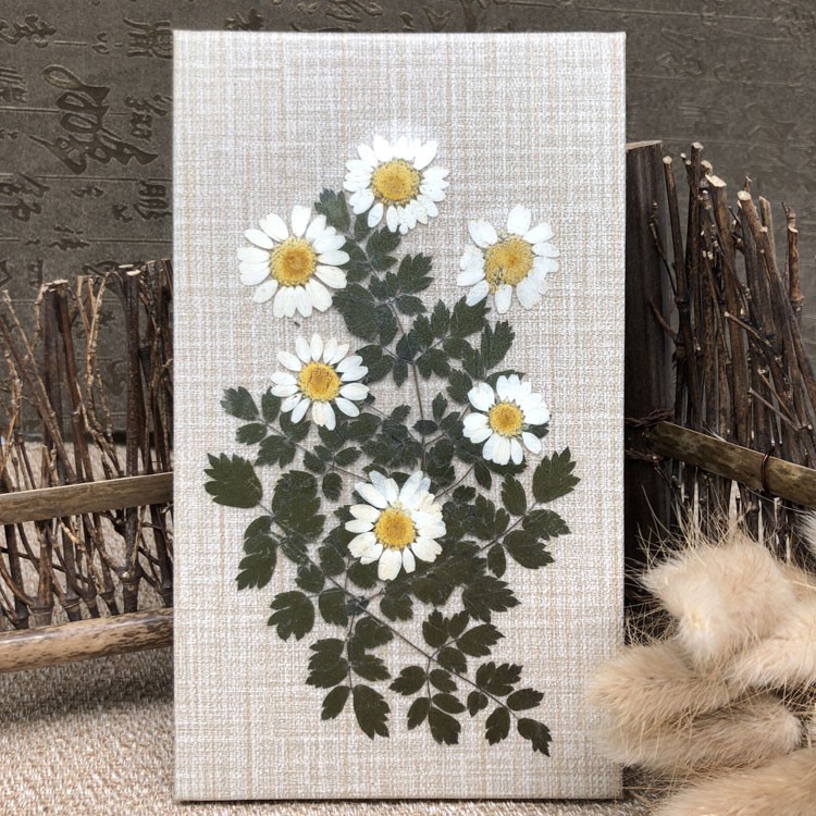 Sổ tay bìa ép hoa khô handmade