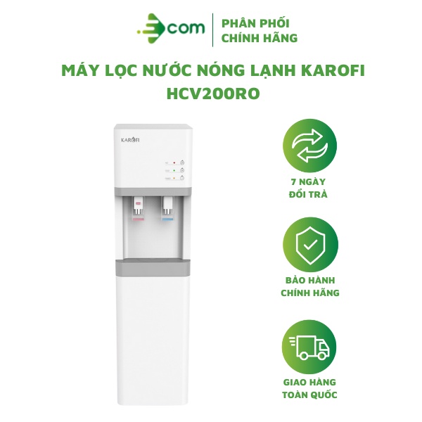 Máy lọc nước nóng lạnh Karofi HCV200RO - bảo hành 36 tháng tại nhà