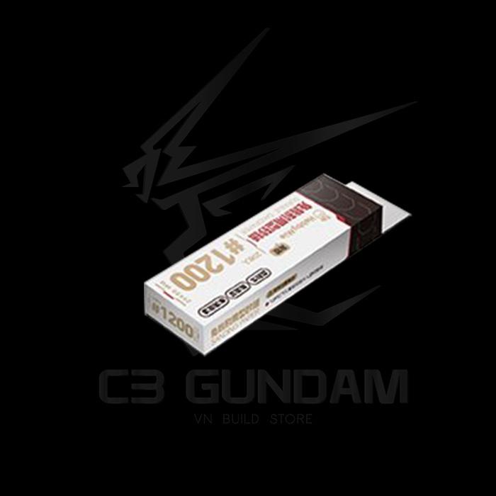 DỤNG CỤ MÔ HÌNH GUNDAM GIẤY CHÀ NHÁM HOBBY MIO 20x80mm #400 #600 #800#1000 #1200 DURABLE SANDPAPER &amp; SAND PAPER HOLDER