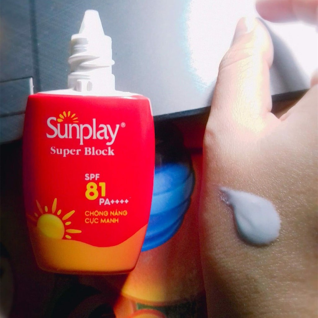 Kem chống nắng Sunplay cực mạnh Sunplay Super Block SPF 81, PA++++ 30g