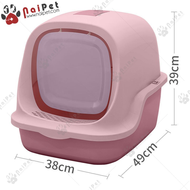 [Mã PET50K giảm Giảm 10% - Tối đa 50K đơn từ 250K] Nhà Vệ Sinh Hộp Vệ Sinh Đựng Cát Hình Hộp NVS005