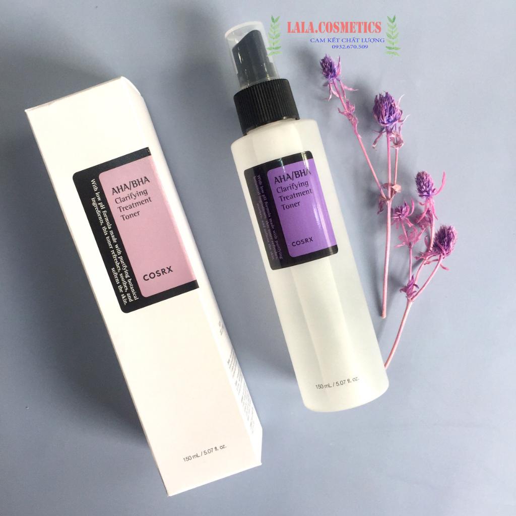 Nước Hoa Hồng Giảm Mụn Cosrx AHA BHA Clarifying Treatment Toner 150ml chính hãng