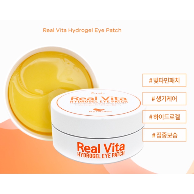 MBC 1 hộp 60 miếng Prreti Real Hydrogel Eye Patch mặt nạ mắt dạng gel