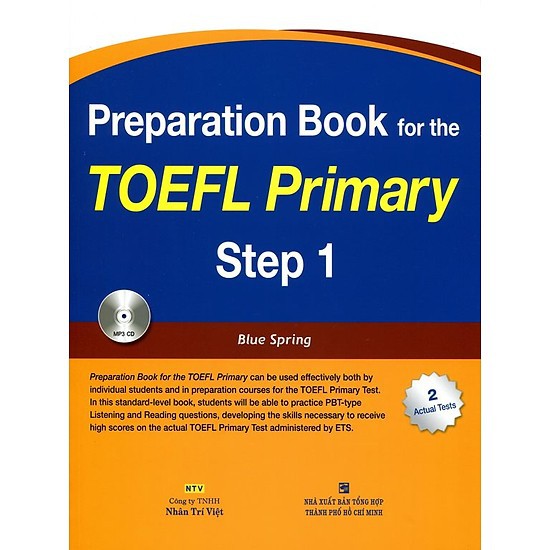 Sách - Prepartion Book for the Toefl Primary Step 1 ( gồm 1Cd giá bìa 298,000 )