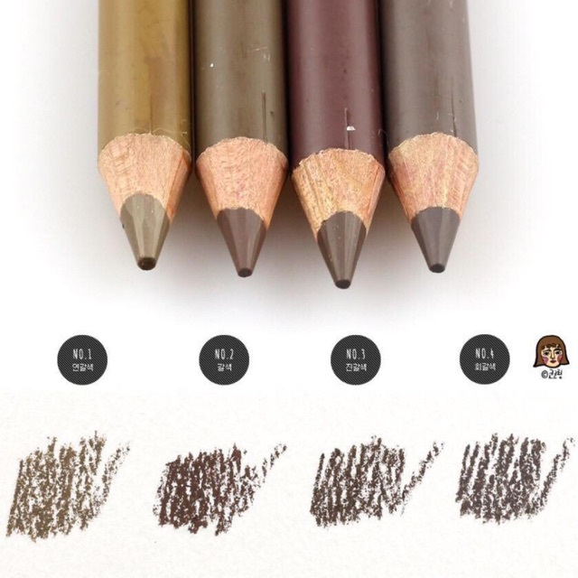 Chì Kẻ Mày Aritaum Matte Formula Eye Brow Pencil PINK BROWN