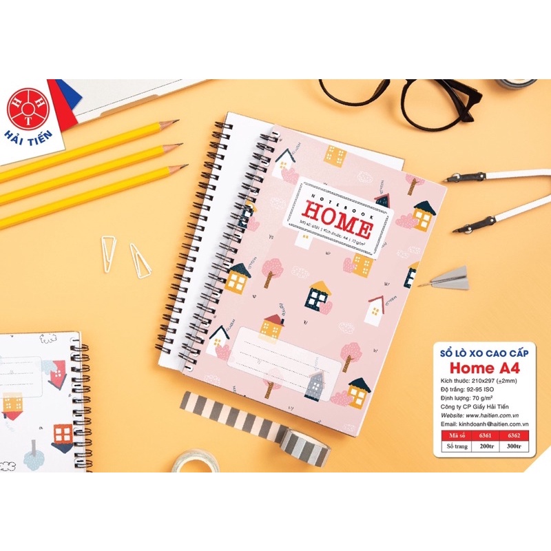 Sổ lòxo a6-200 Tr Hải tiến