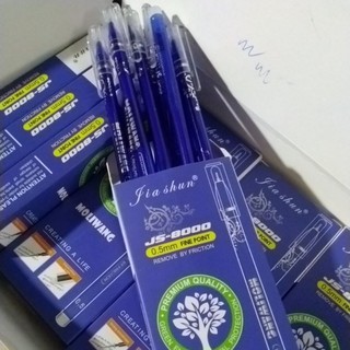 Set 5 bút vẽ mẫu thêu - Bút gel có đầu xóa  - bay màu ở nhiệt độ cao