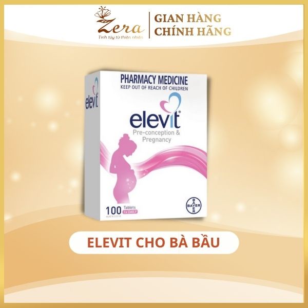 Viên uống Elevit – vitamin cho bà bầu 100 viên của Úc