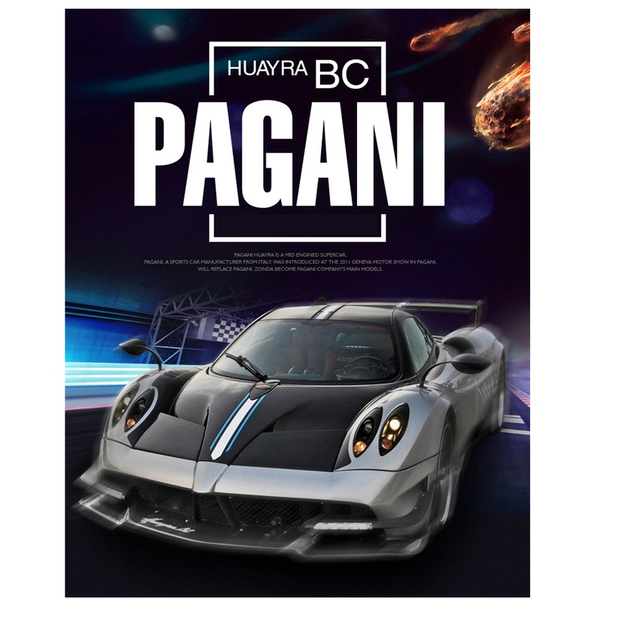 Mô Hình Xe Hơi Điều Khiển Từ Xa Pagani Huayra BC Tỉ Lệ 1:14