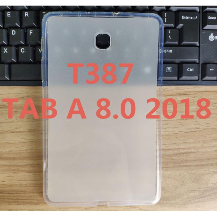 Ốp máy tính bảng TPU mềm trong suốt cho Samsung Galaxy Tab A 8.0 2018 SM-T387 T387V T387