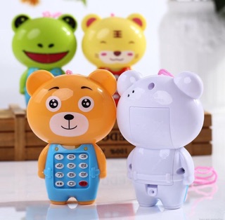 Hàng Mới Về Đồ chơi điện thoại hình con vật có đèn nhạc cho bé Mua Ngay
