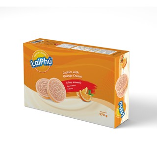 Bánh  French Cookies Lai Phú Vị Cam Hộp 270g