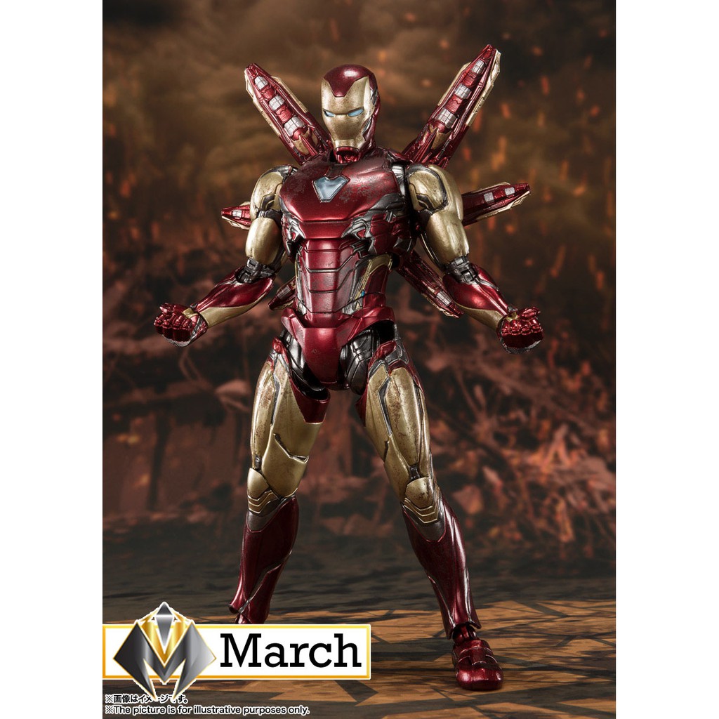 [Mới - có sẵn] Mô hình S.H.Figuarts Iron Man Mark MK 85 (Tony Stark) Final Battle - Avengers Endgame - Marvel