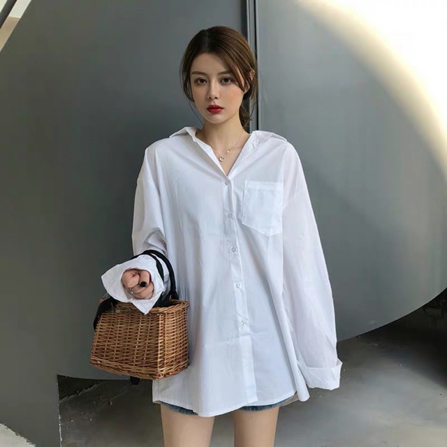 [FREESHIP ĐƠN TỪ 50K] Áo sơ mi túi dáng dài C&amp;H