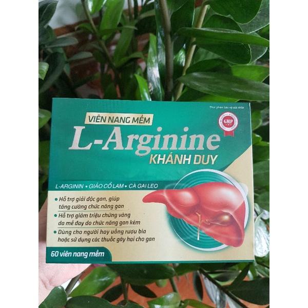 Viên L_ ARGININE  Hộp 60 viên nang mềm