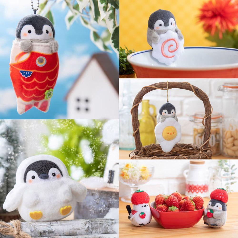 LANFY Móc Khóa Hình Cá Koi Nhồi Bông Đáng Yêu Giá Đỡ