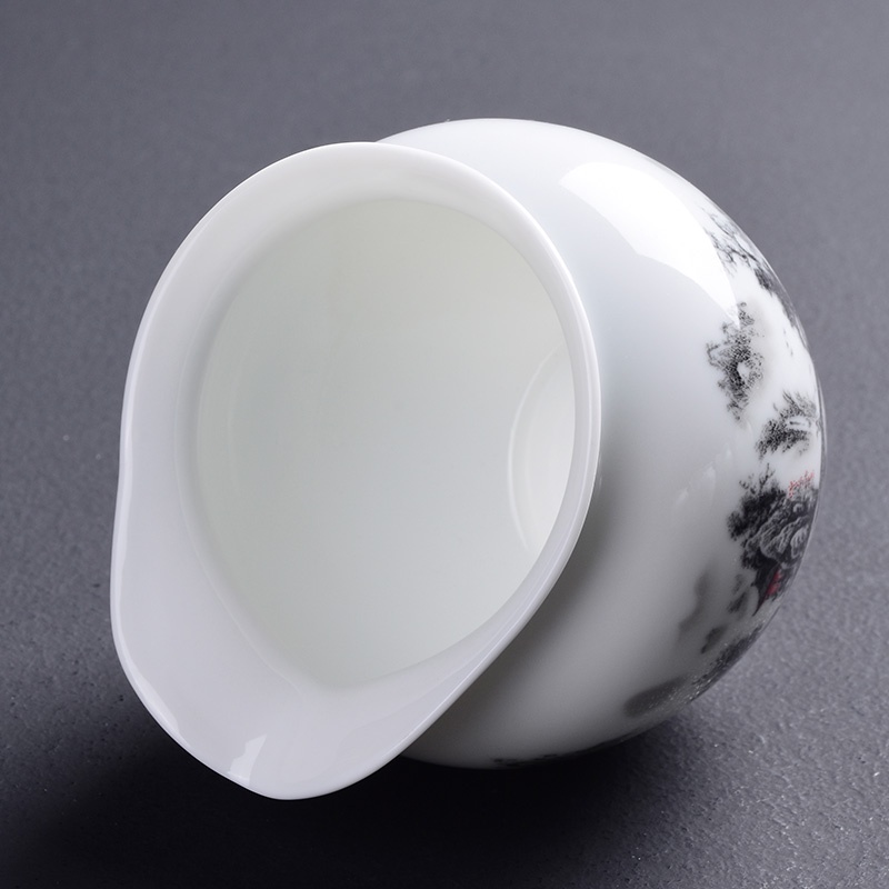 Tống Trà Bằng Sứ Cảnh Đức Trấn, Sứ Bạch Định Thấu Quang 220 ml AX1481