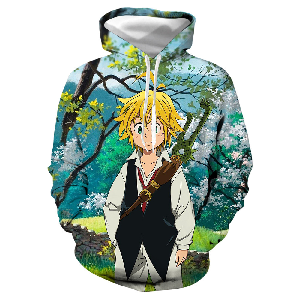 Áo Khoác Hoodie Tay Dài Hóa Trang Nhân Vật Meliodas Liones Phim The Seven Deadly Sins | BigBuy360 - bigbuy360.vn