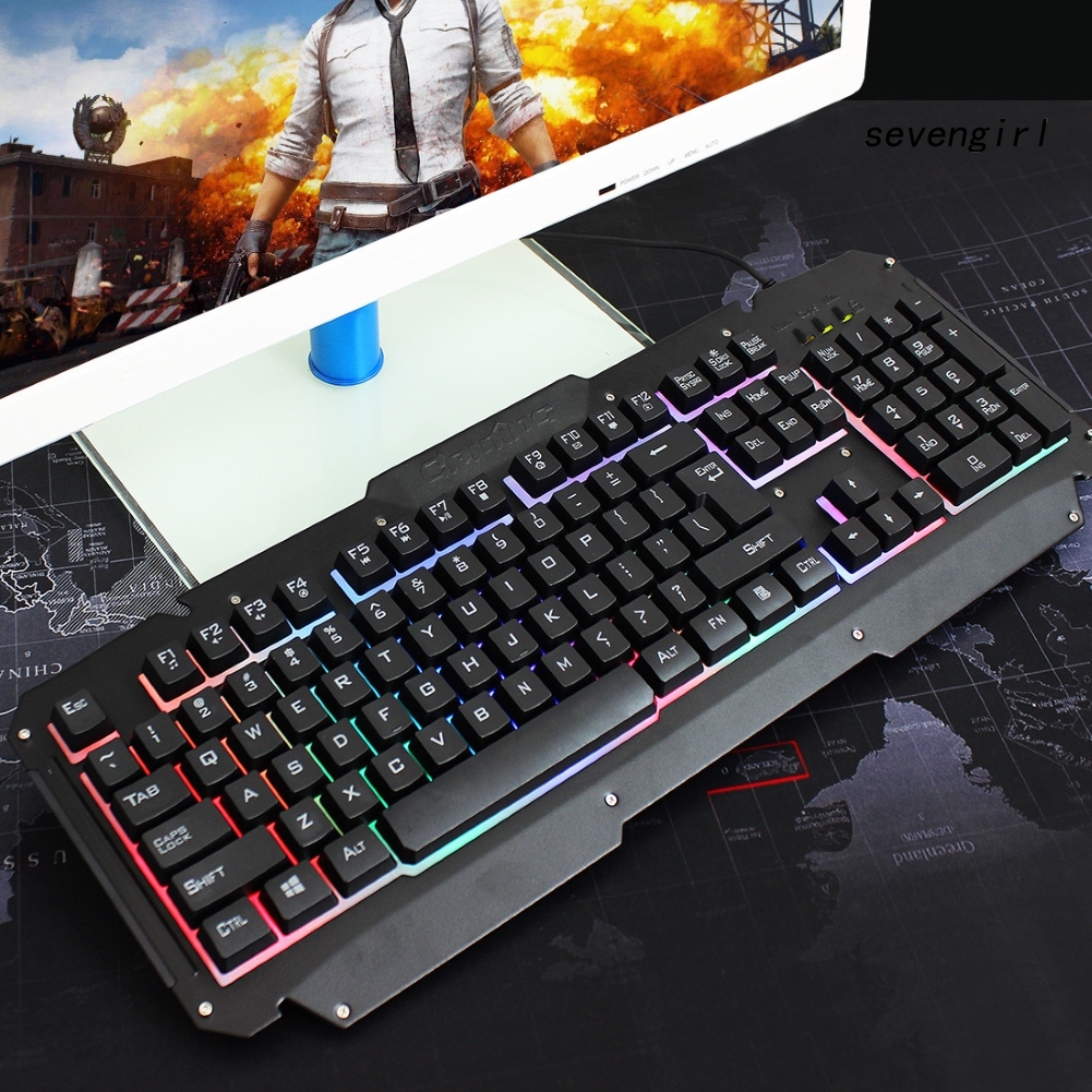 Bàn Phím Cơ Gaming Sev-Y605 Có Đèn Led Nền