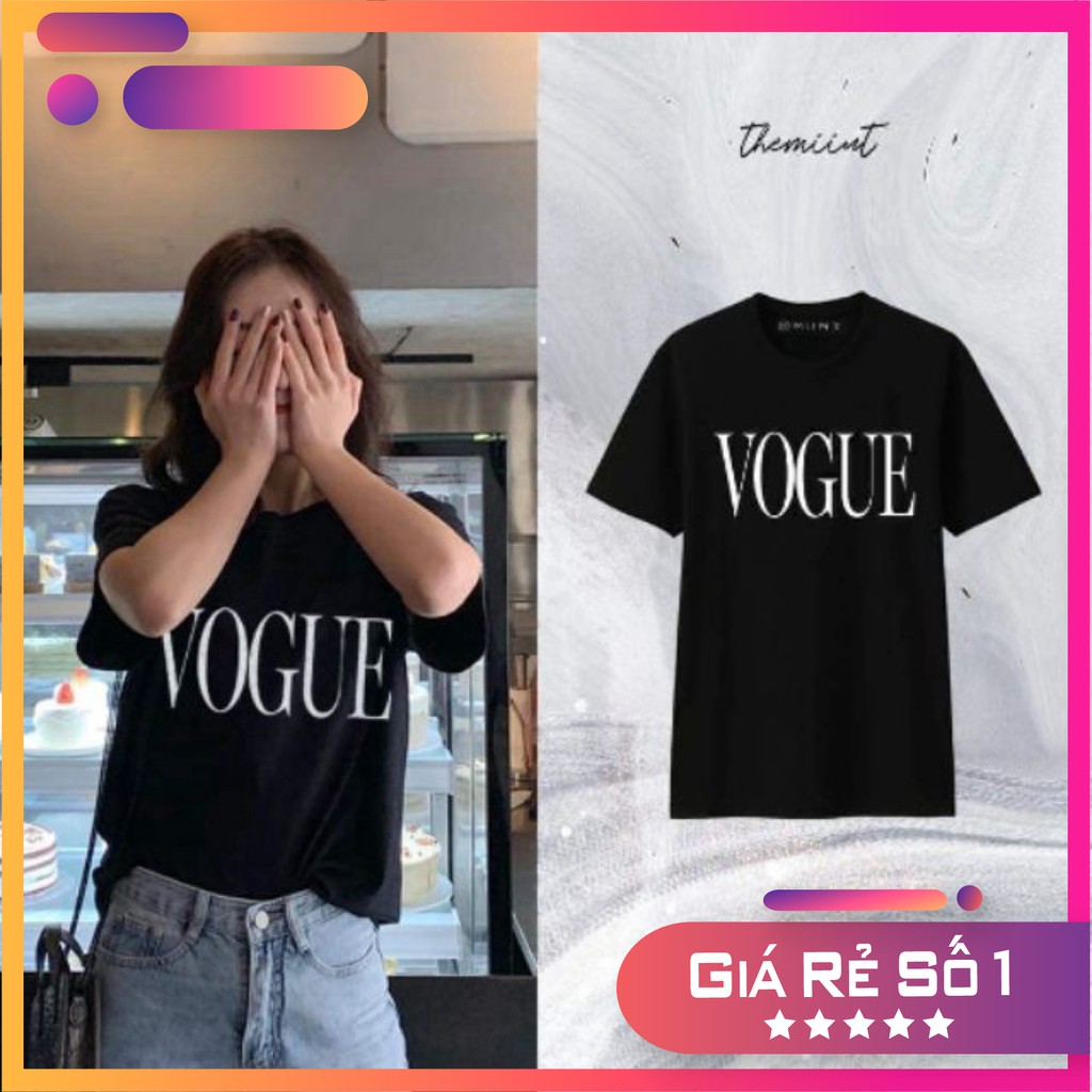 ÁO THUN VOGE CHỮ IN