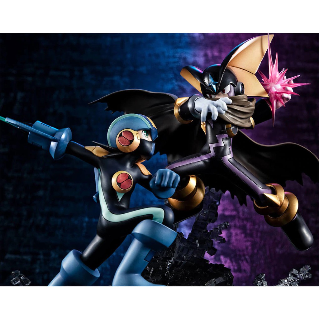 MÔ HÌNH NHÂN VẬT TĨNH MegaHouse MegaMan vs. Bass GCCDX Mega Man Battle Network Figure