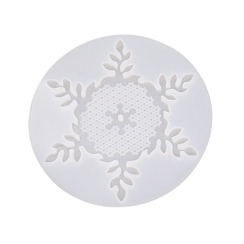 Khuôn Silicone Tạo Hình Bông Tuyết 3D Trang Trí Bánh