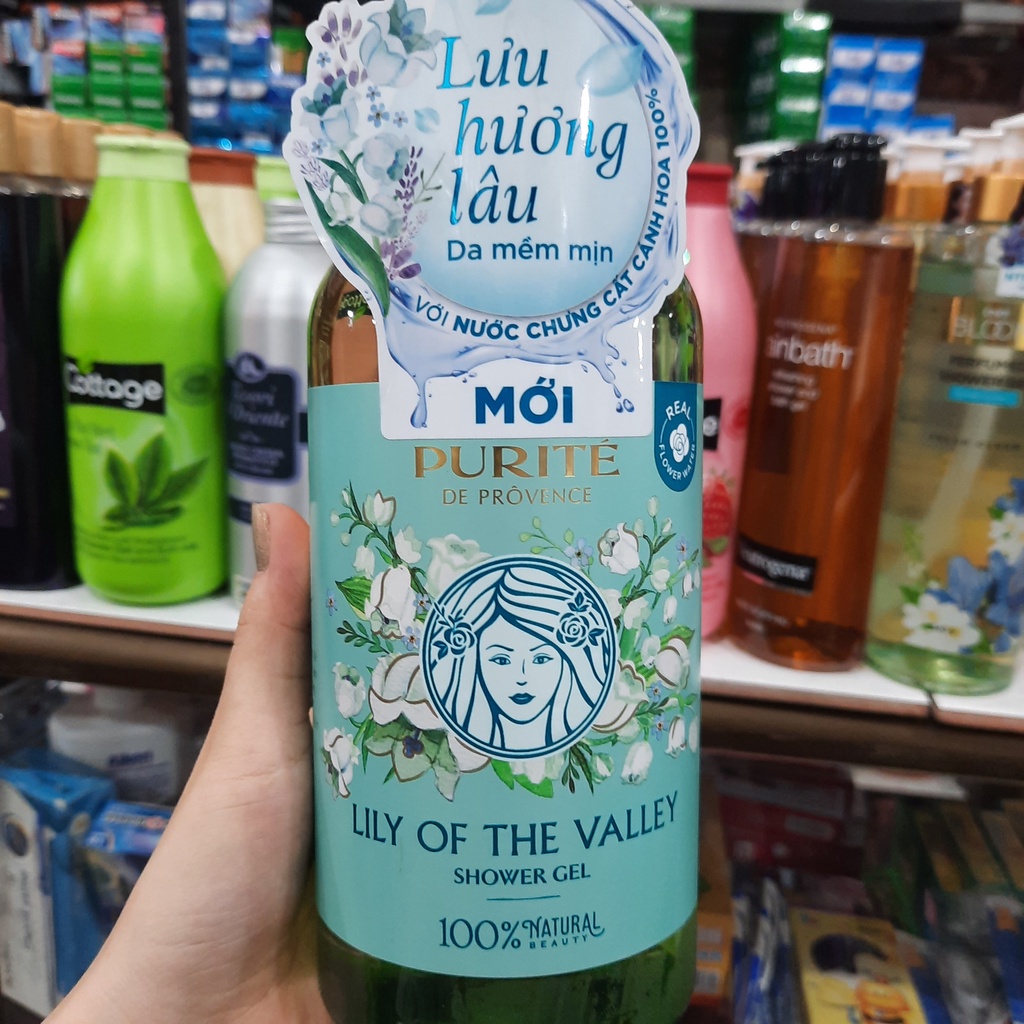 Sữa Tắm Thiên Nhiên Purité Hoa Linh Lan 850ml