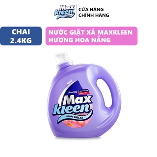 Chai Nước giặt xả Maxkleen Hương Hoa Nắng chai 2.4kg