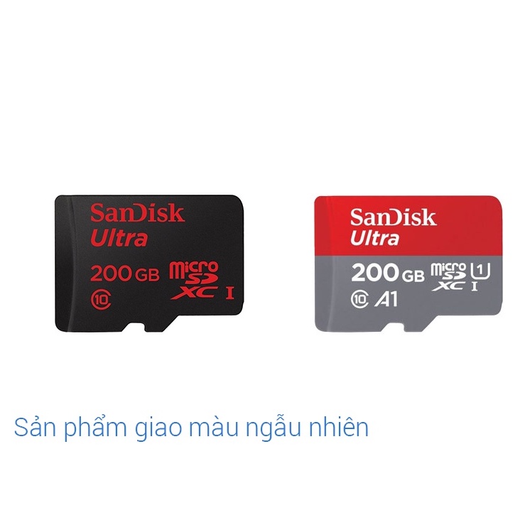 Thẻ nhớ MicroSD 200 GB SanDisk Class 10