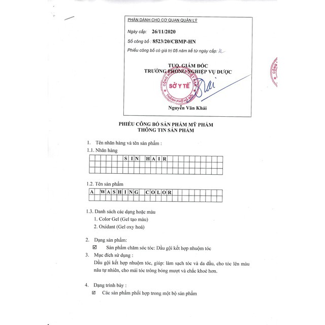 [CHÍNH HÃNG - GỘI LÀ ĐEN] Dầu Gội Nhân Sâm Sin Hair, Phủ Nâu Và Đen Cho Mọi Loại Tóc | BigBuy360 - bigbuy360.vn