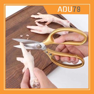 [FREESHIP ❤️] Kéo Cắt Gà Kéo Nhật Làm Bếp Đa Năng Cán Thép Cắt Vải Cắt Giấy SK5 Siêu Sắc Size Lớn 23 cm