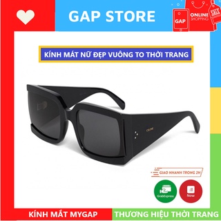 Kính mát nữ Cao Cấp vuông to chống UV400 , màu sắc thời trang 084