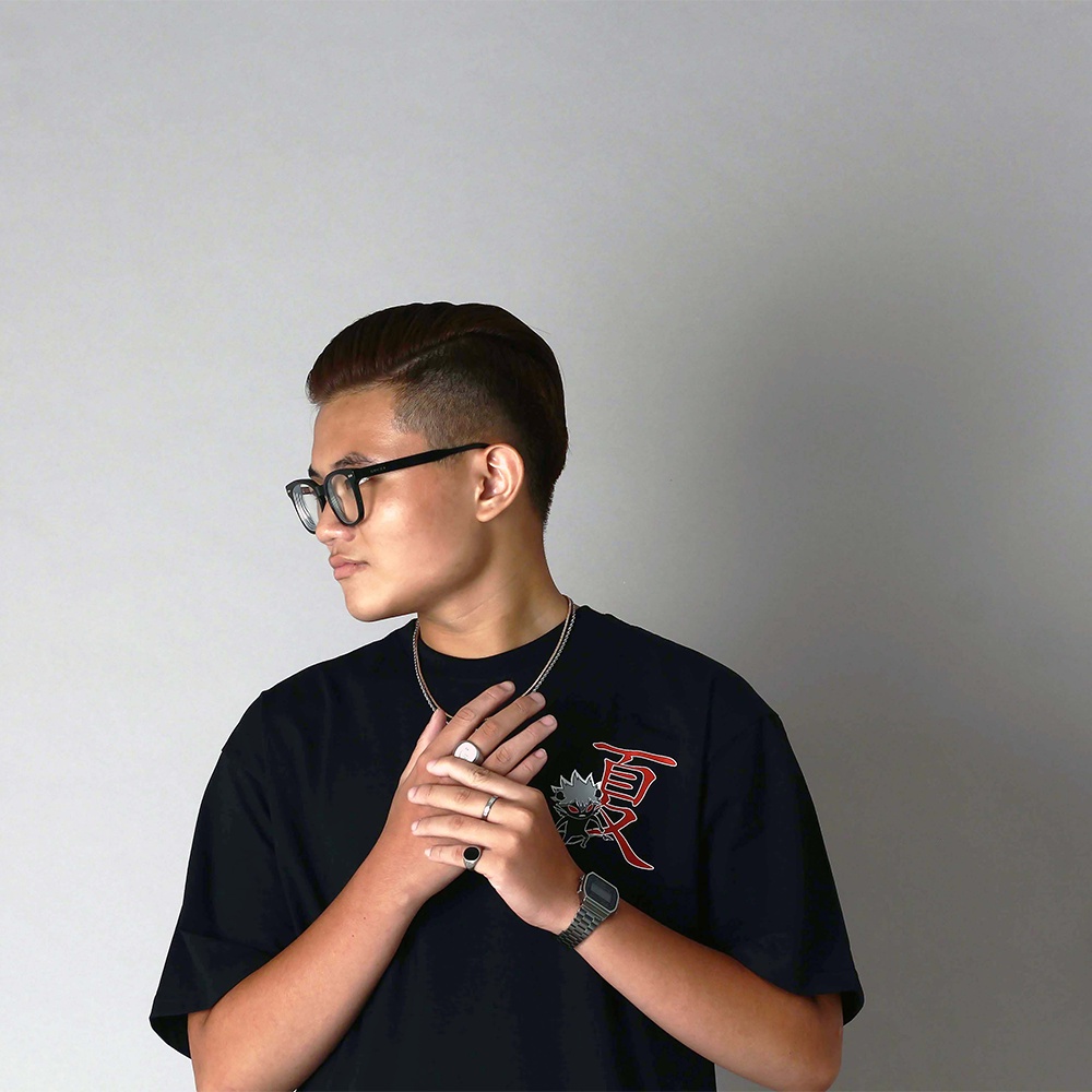 Áo thun UNISEX cổ tròn HDVERSE Black Clover Tee in hình Asta và Liebe vải cotton 4 chiều thoáng mát, form cổ điển