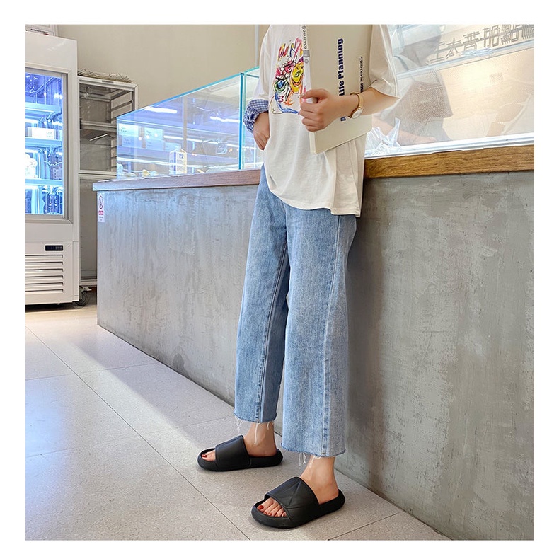 Dép quai ngang unisex đi trong nhà đế xuồng siêu êm siêu hot siêu nhẹ 200gram TH-02