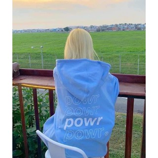 Áo khoắc nam nử form rộng vải nỉ Powr