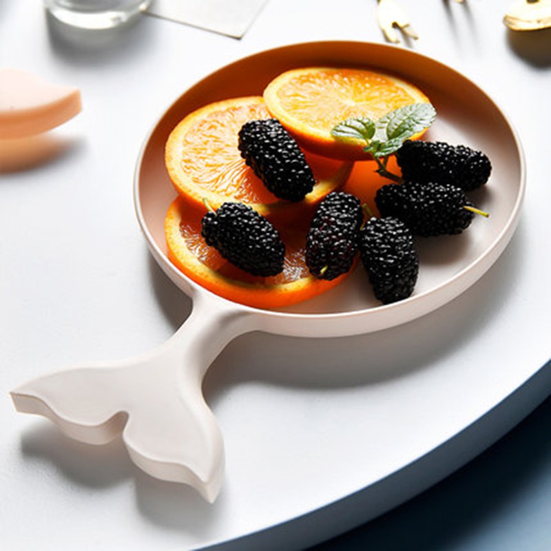 Đĩa đựng đồ ăn tráng miệng/ trái cây bằng lúa mạch đa năng tiện dụng | BigBuy360 - bigbuy360.vn