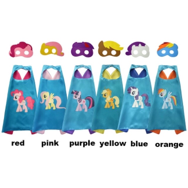 Áo choàng Pony kèm mặt nạ