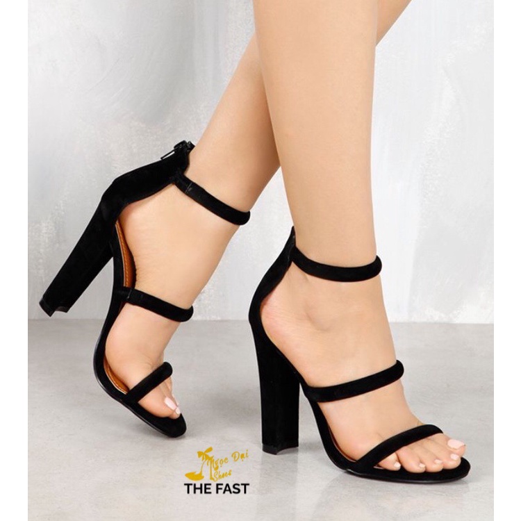 Giay xăng đan chiến binh thời trang mới ba dây ngang sành điệu NĐ47