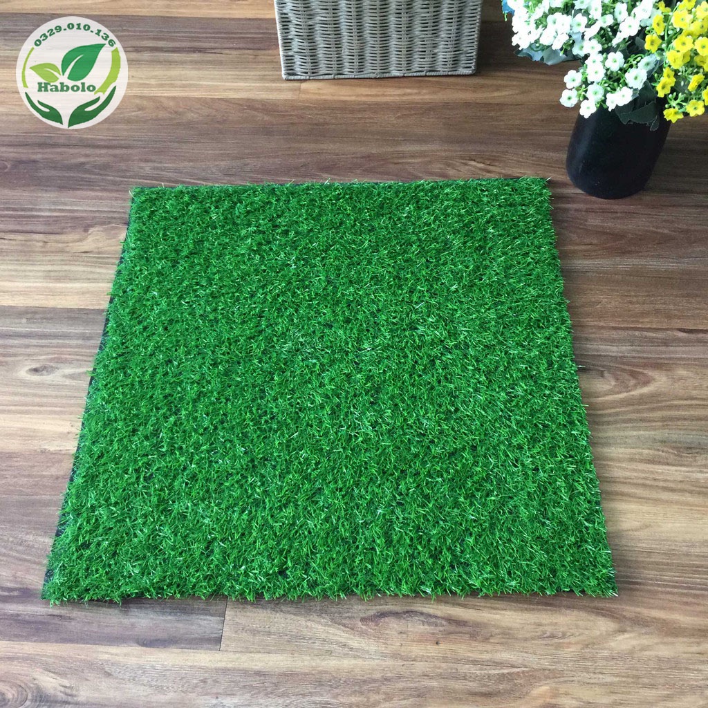 Tấm cỏ nhựa nhận tạo cao cấp 50cm x 50cm.