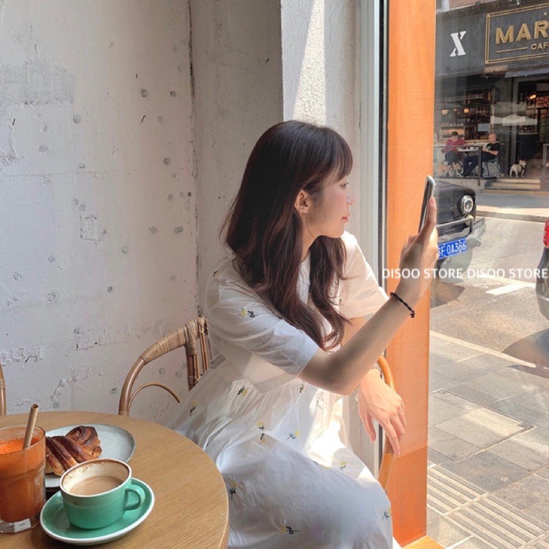 [SALE KÈM ẢNH THẬT] ORDER SALE VÁY BABYDOLL FORM DÀI HOA NHÍ THÊU SIÊU VINTAGE BEST SELLER 💯 (ib shop tư vấn size) | BigBuy360 - bigbuy360.vn