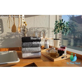 Khăn tắm cỡ nhỏ, khăn gội 40x80cm xuất dư Hàn Quốc 100% cotton IB4
