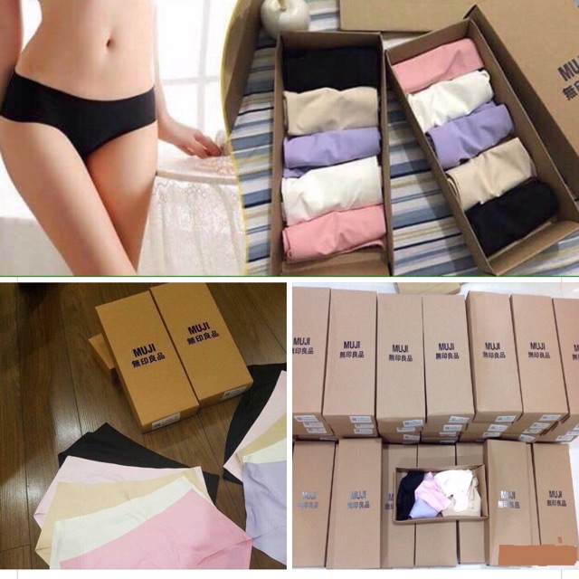 Hộp muji nữ 5 quần su đúc | BigBuy360 - bigbuy360.vn