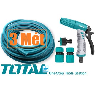 Bộ 3 Mét Ống Nước Vòi Xịt Rữa Xe Tưới Cây Chỉnh Tia TOTAL THWS030301 THWS010301 THPH2001
